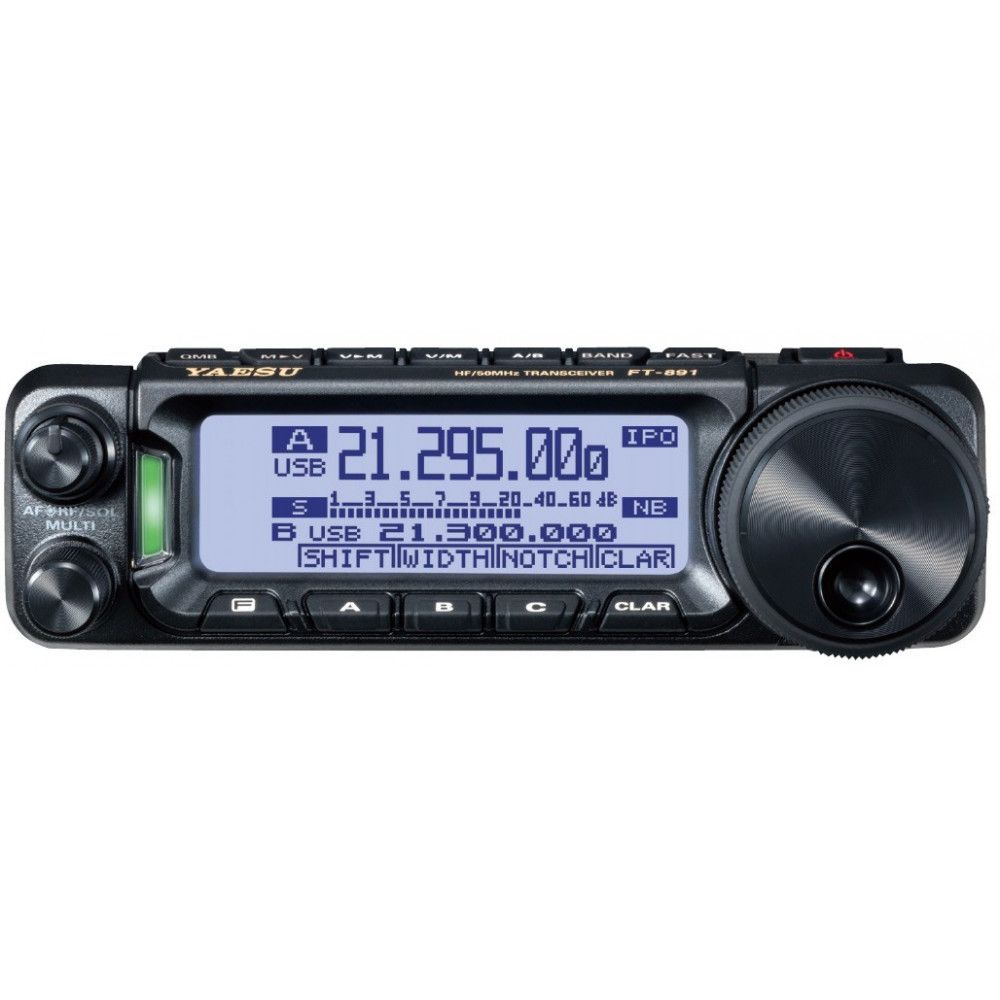 Yaesu FT-891 All-Mode HF/50MHz Mobile Transceiver – 100W Compact Ham Radio